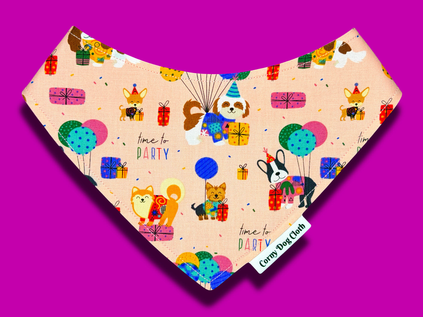 Time to Party Custom Bandana