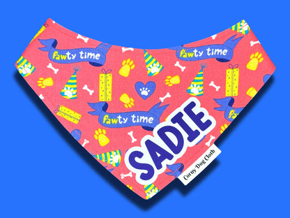 Pawty Time Custom Bandana