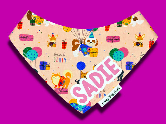 Time to Party Custom Bandana