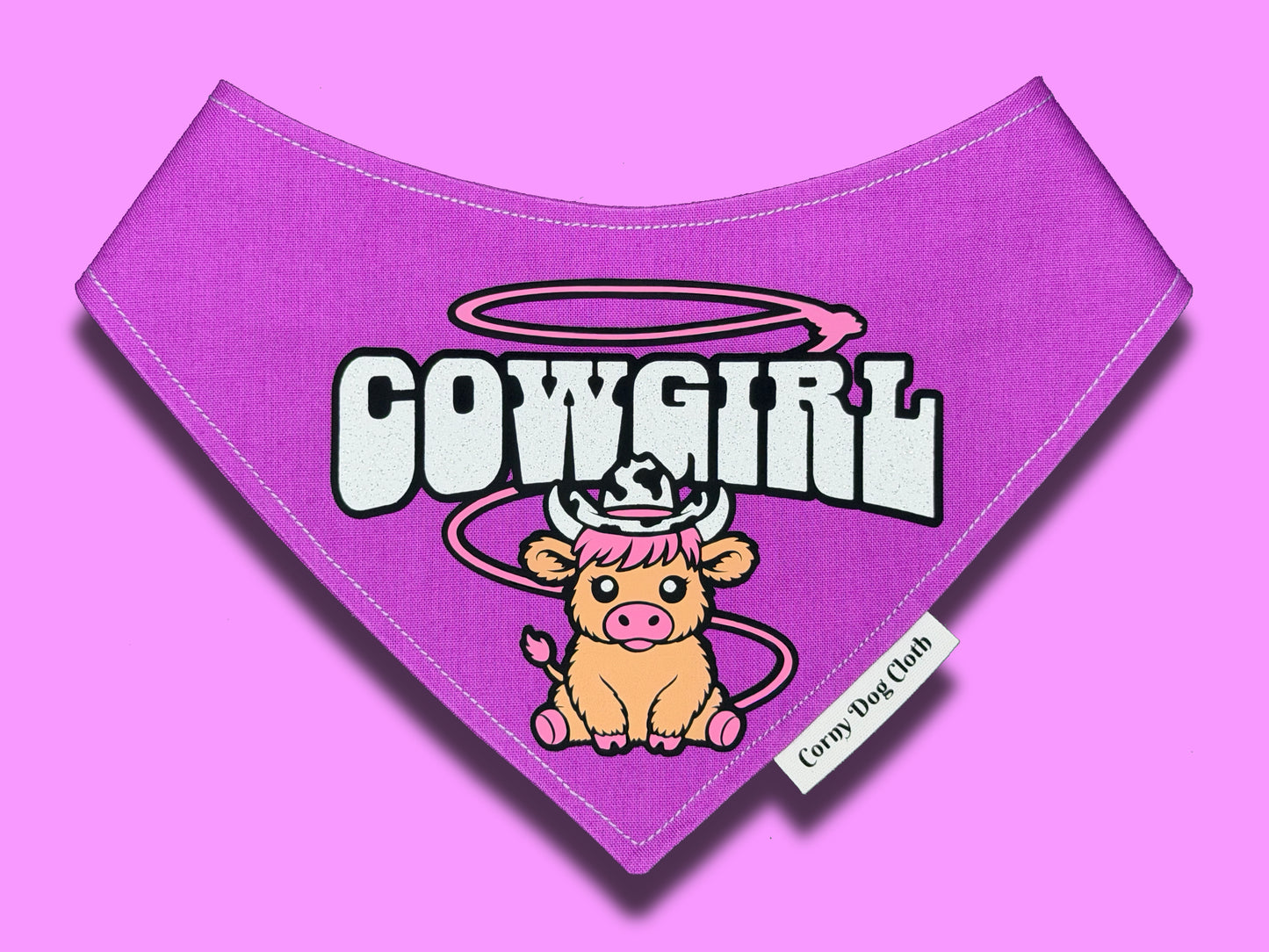 Cowgirl Maroon Pink Bandana