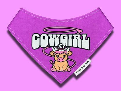Cowgirl Maroon Pink Bandana