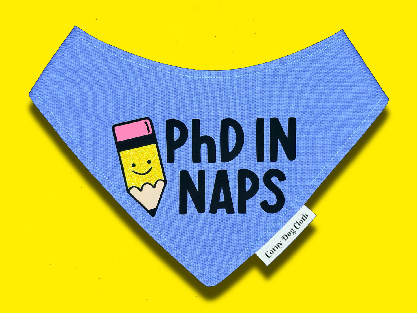 PhD in Naps Baby Blue Bandana