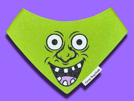 Sparkle Potion Light Green Glitter Bandana