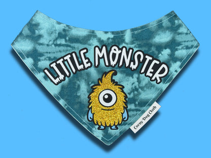 Little Monster Teal Bandana